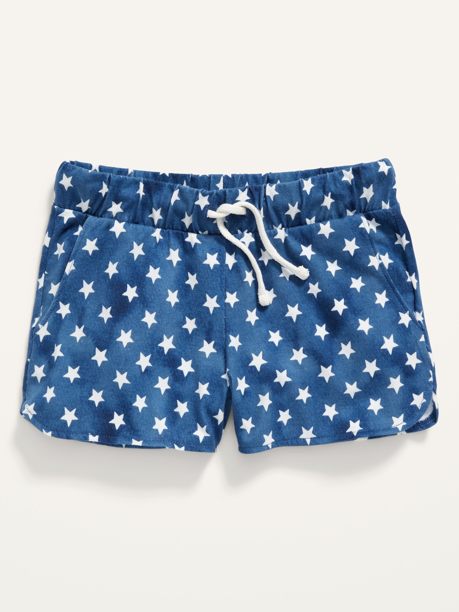 Printed Dolphin-Hem Cheer Shorts for 