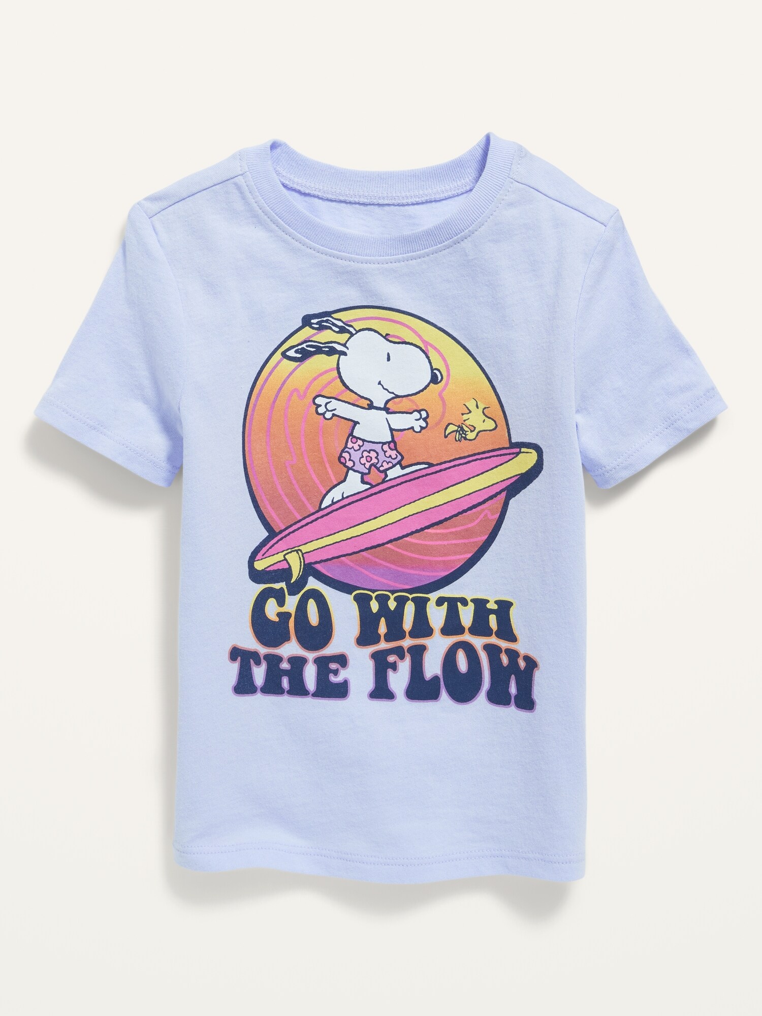 Old Navy Toddlers' Peanuts Snoopy Go With The Flow Unisex T-Shirt Go With The Flow Regular Size 4T