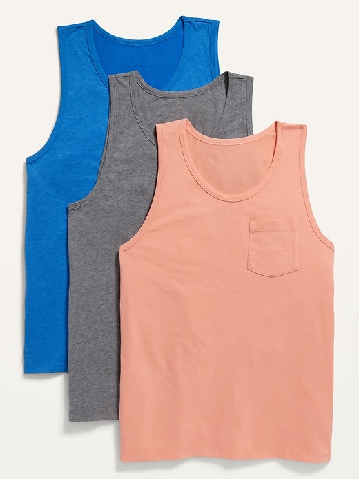 View large product image 1 of 1. Soft-Washed Tank Top 3-Pack
