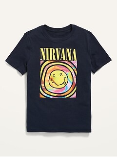Nirvana™ Gender-Neutral Graphic T-Shirt for Kids