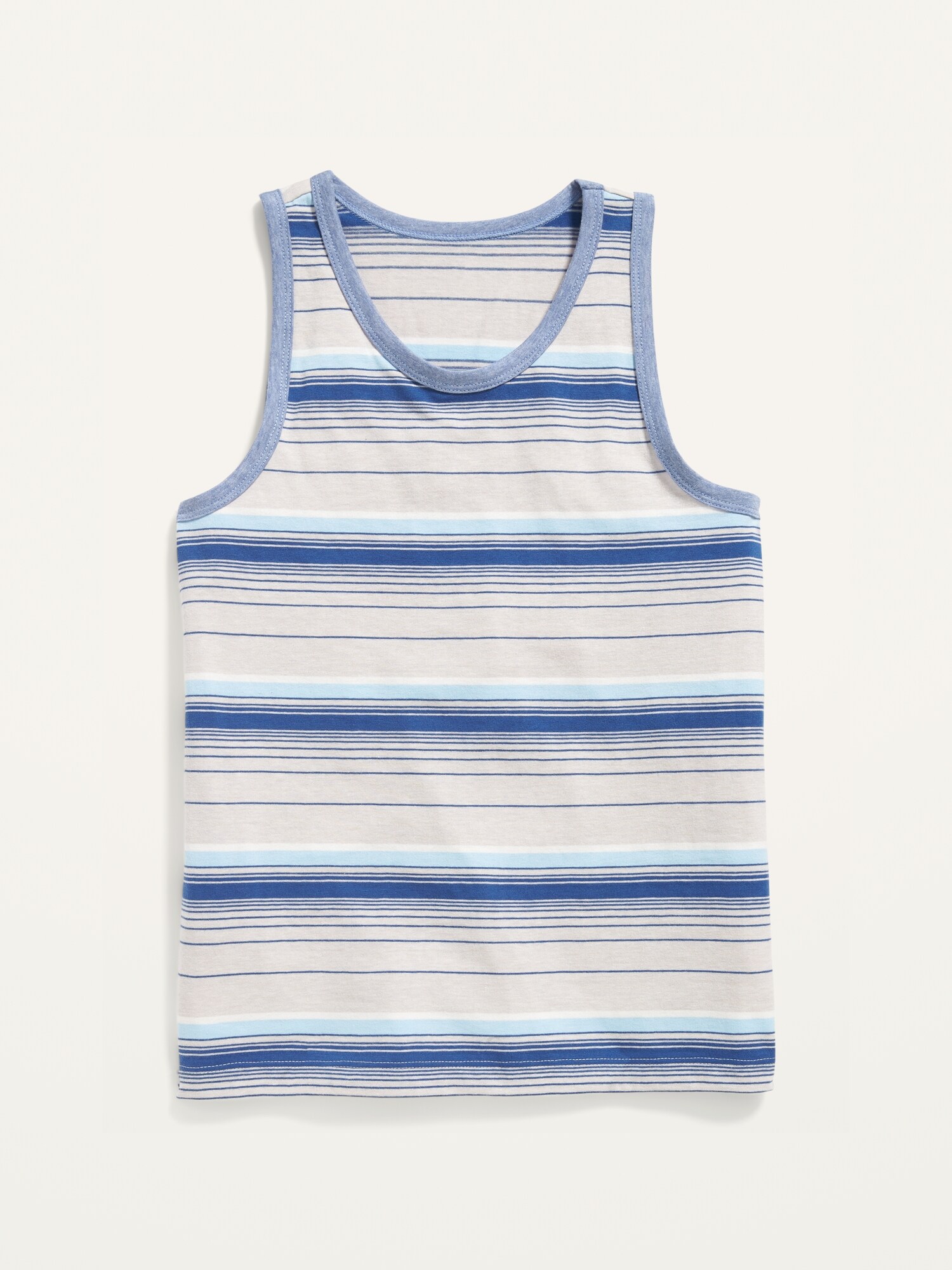 Softest Double-Striped Tank Top for Boys