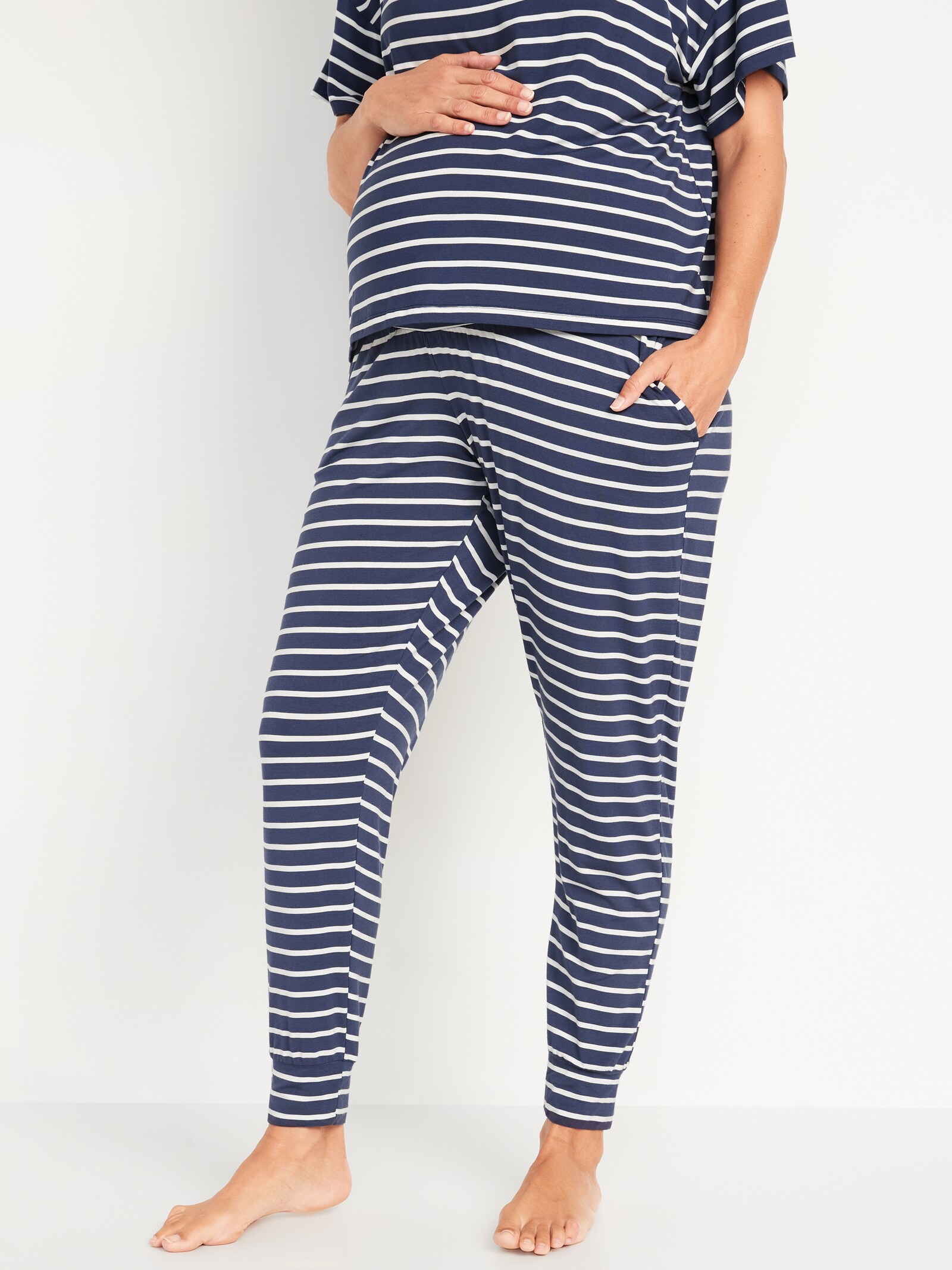 Old Navy Maternity Rollover-Waist Ultra Soft Sunday Sleep Jogger Pants Size XL 