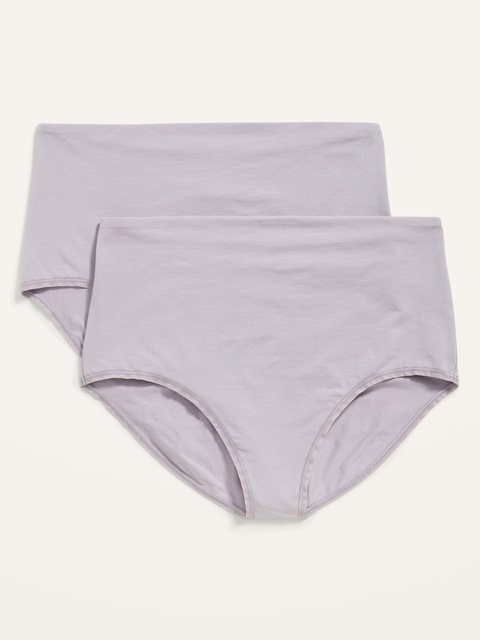 Maternity Supima® Cotton-Blend Over-the-Bump Underwear Briefs