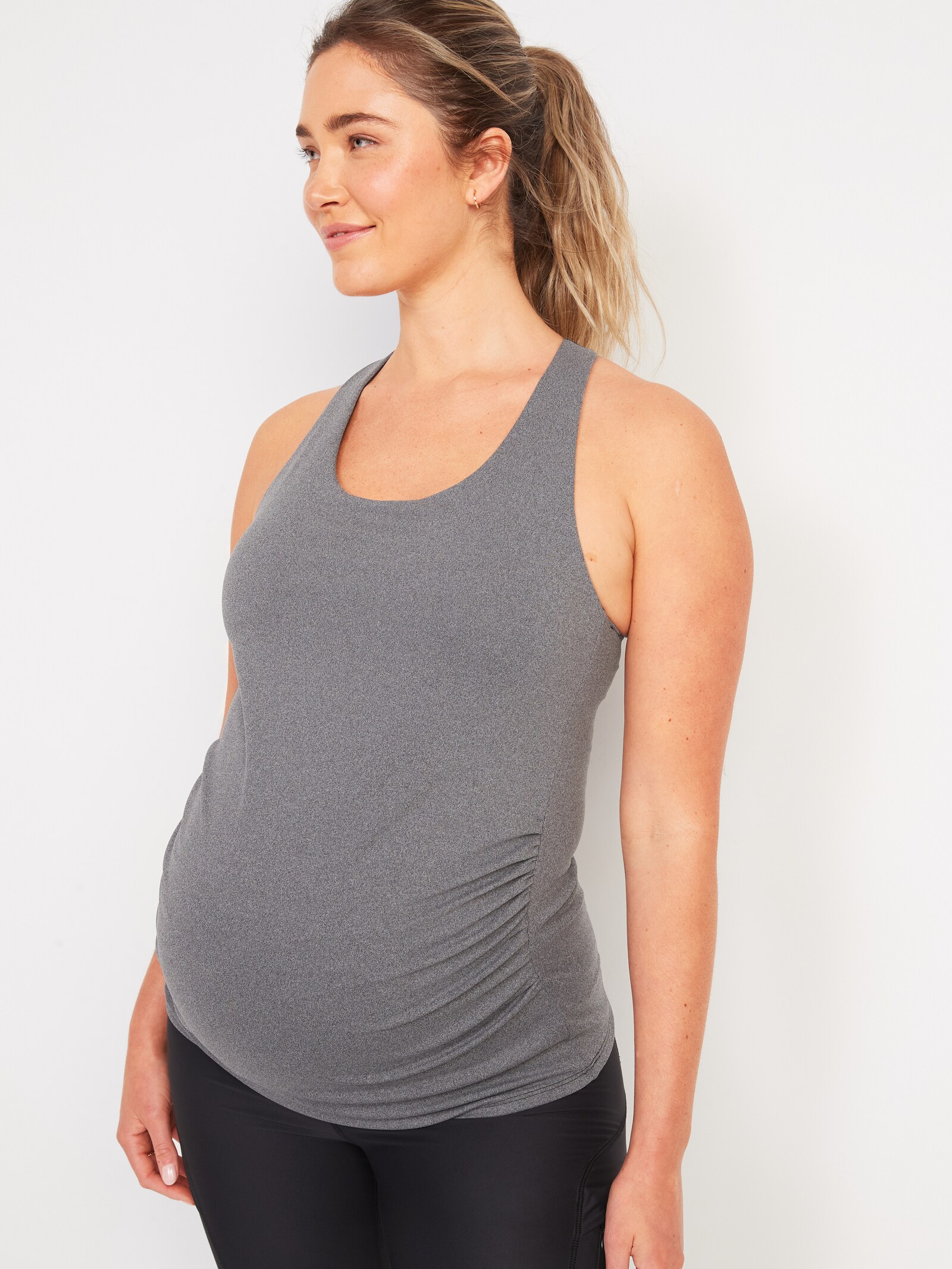 Maternity PowerSoft Side-Shirred Racer 