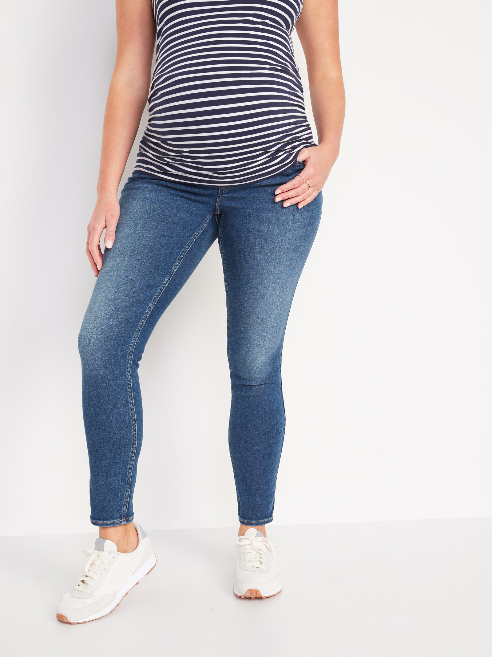 Maternity Rollover-Waist Rockstar 360 
