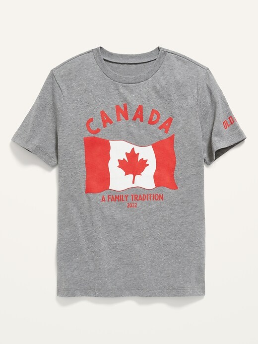 Old Navy 2022 Canada Flag Graphic T-Shirt for Boys. 1