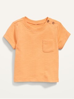 T-shirt en tricot texturé avec poche sur la poitrine unisexe pour Bébé