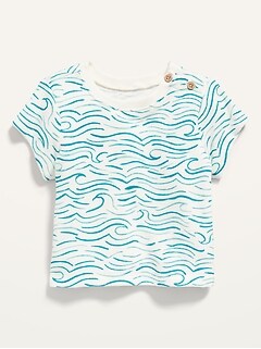 T-shirt en tricot texturé à motif unisexe pour Bébé