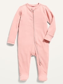 Image number 1 showing, Unisex 2-Way-Zip Sleep & Play Footed One-Piece for Baby