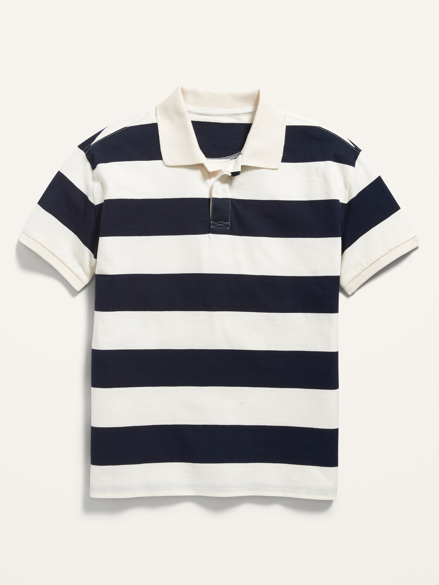 Navy 2024 striped polo