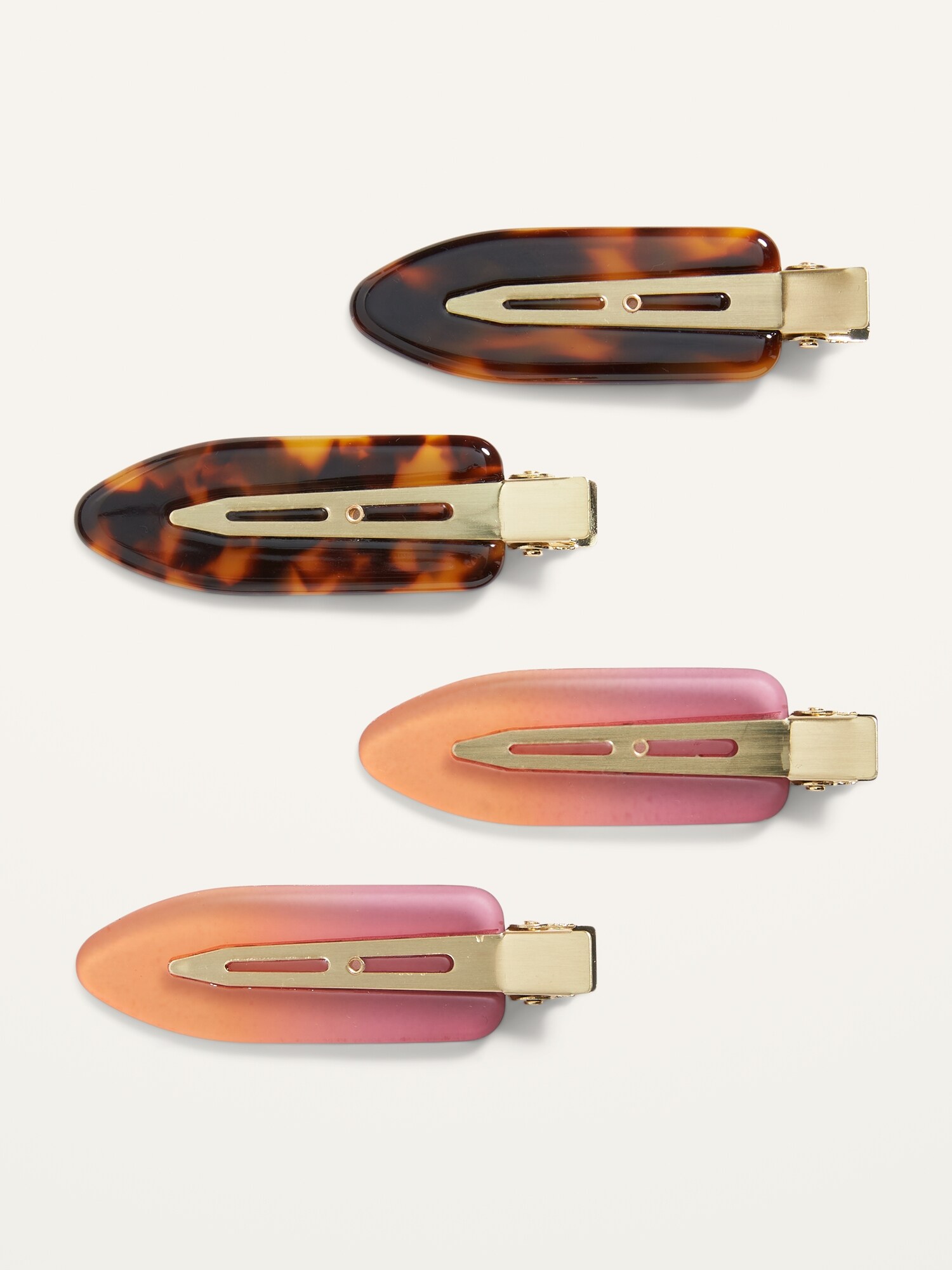 Creaseless Hair Clips 4Pack for Women Old Navy