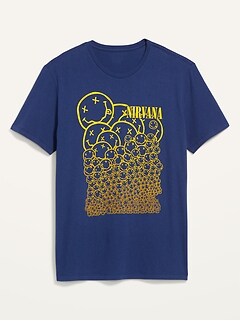 T-shirt à imprimé Nirvana™ unisexe pour Adulte