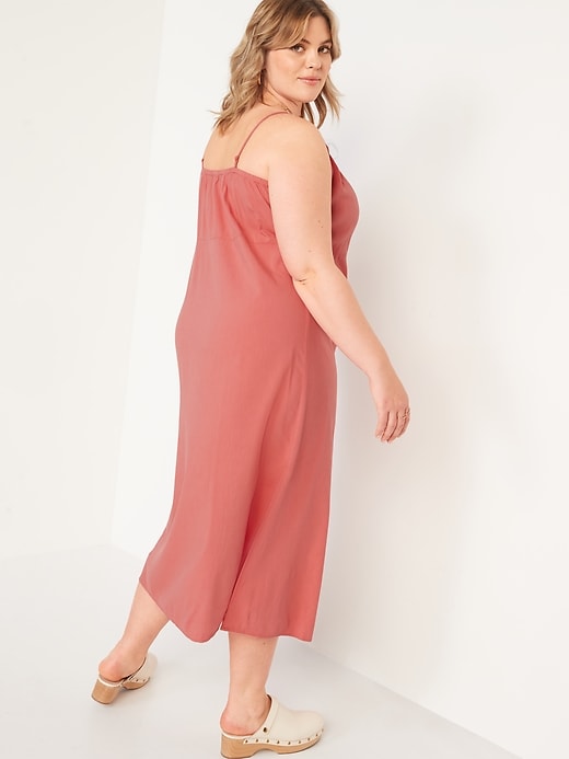 Image number 8 showing, Crinkled Maxi Cami Shift Dress for Women