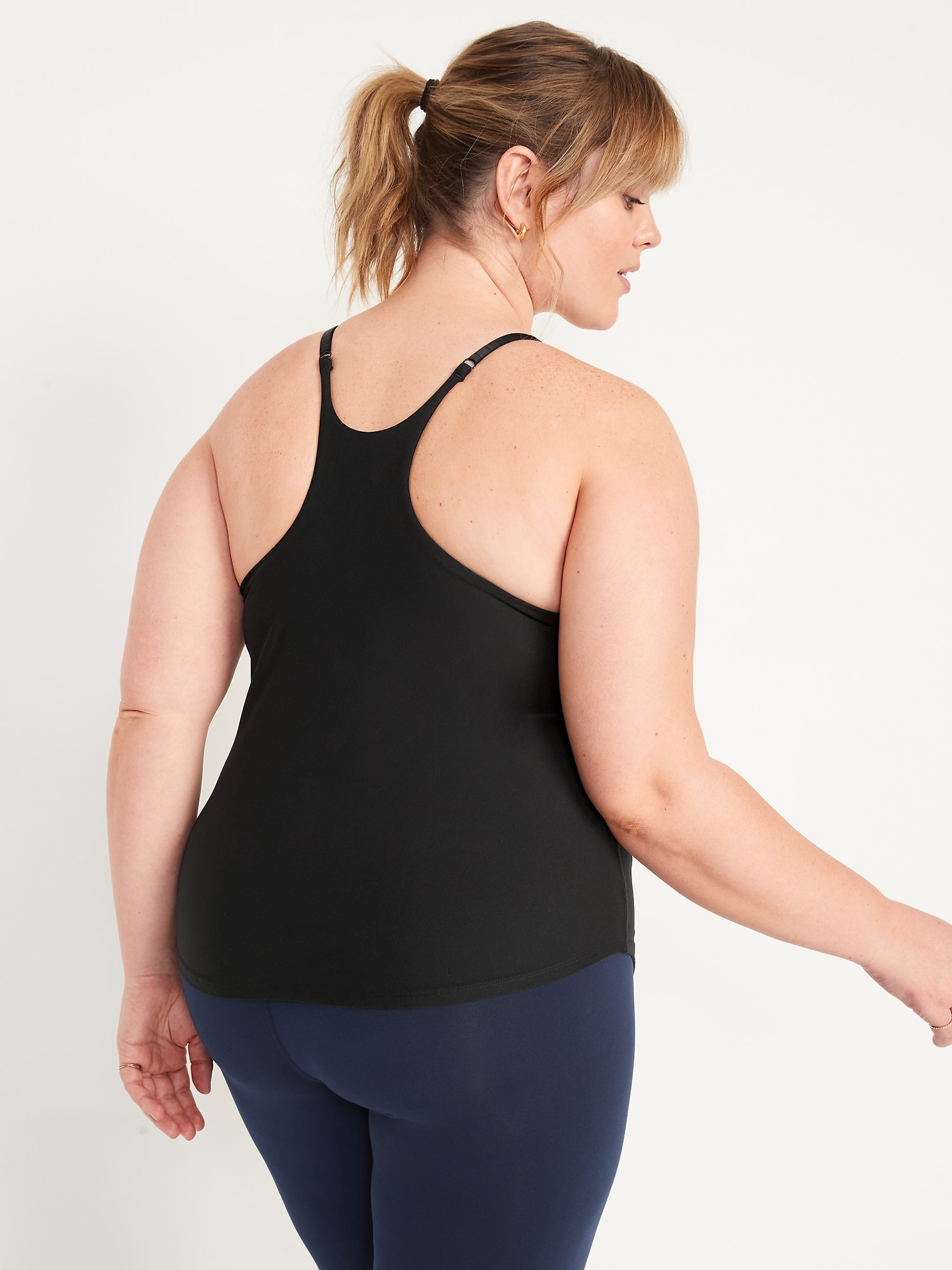 Old Navy NWT Blue PowerLite LYCRA ADAPTIV Racerback Shelf-Bra Active Tank  Top Size L - $35 (12% Off Retail) New With Tags - From Lindsay