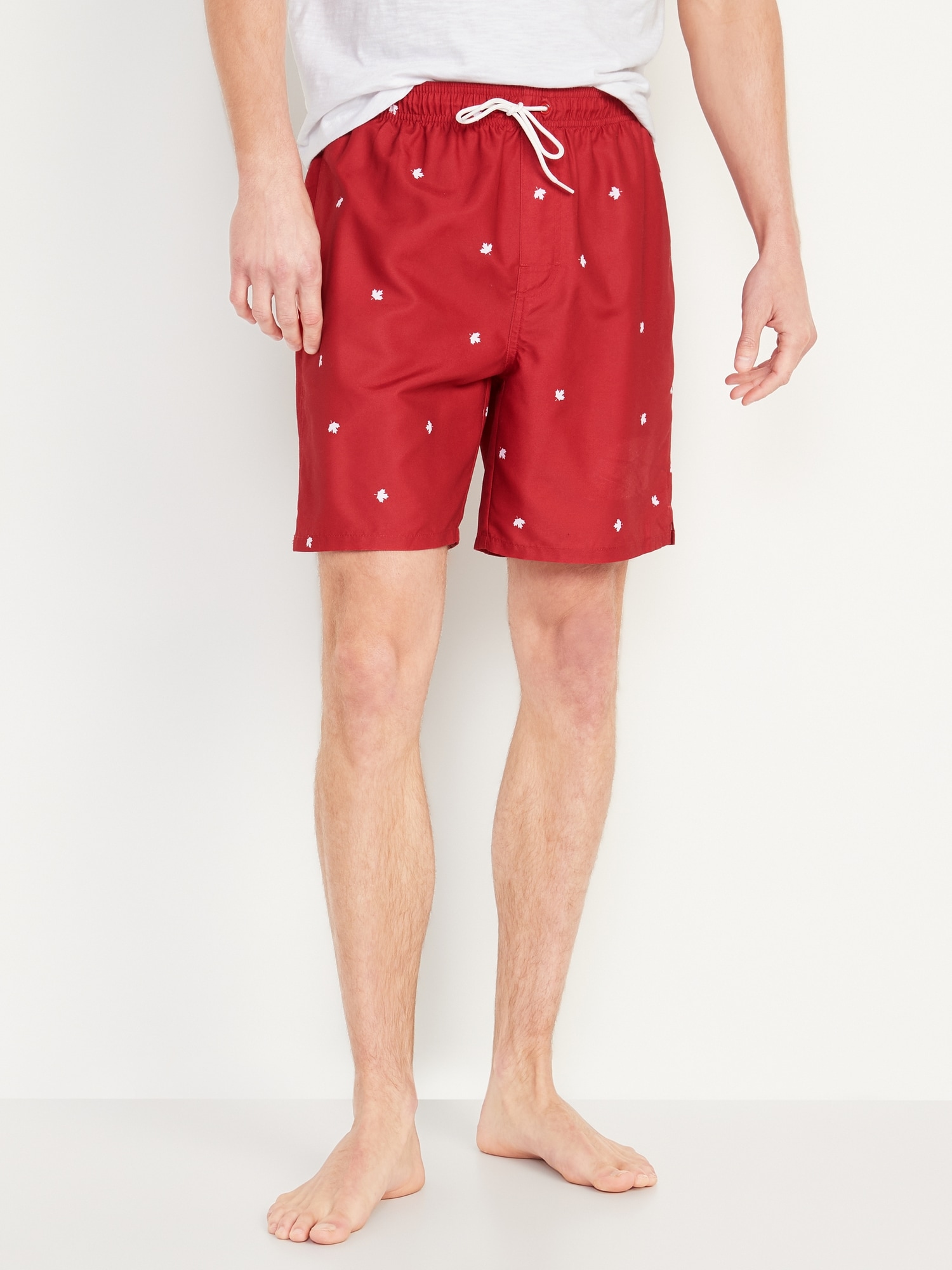 Printed Swim Trunks for Men 7inch inseam Old Navy