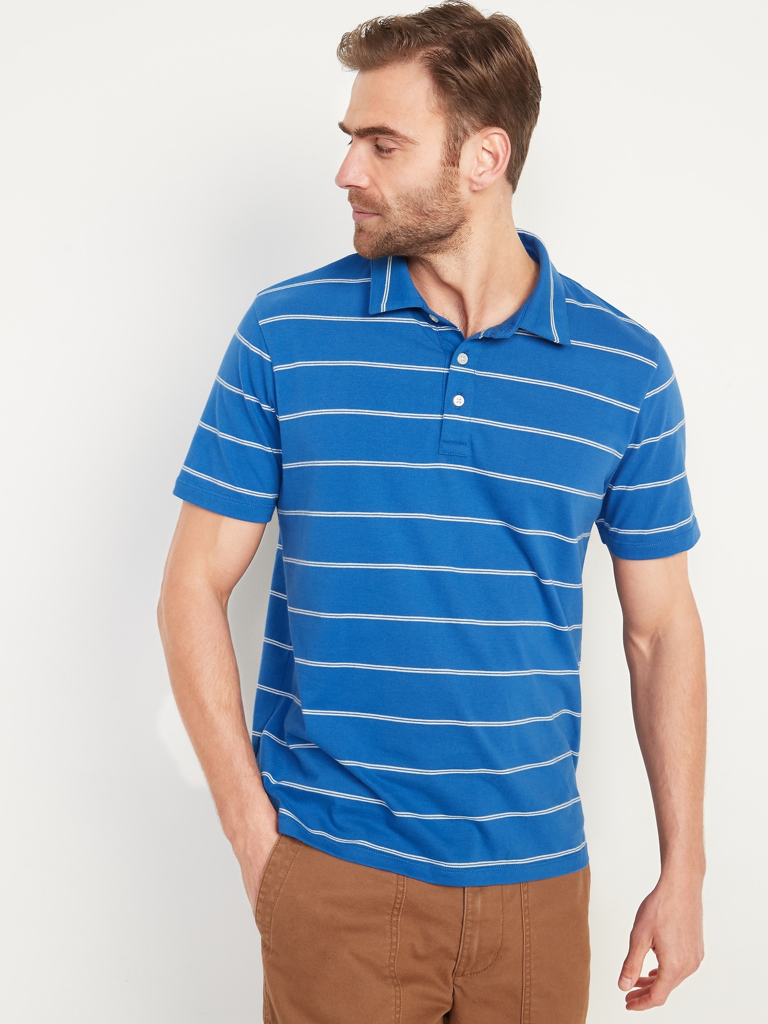 Soft-Washed Short-Sleeve Jersey Polo Shirt for Men | Old Navy