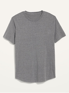 Soft-Washed Curved-Hem T-Shirt