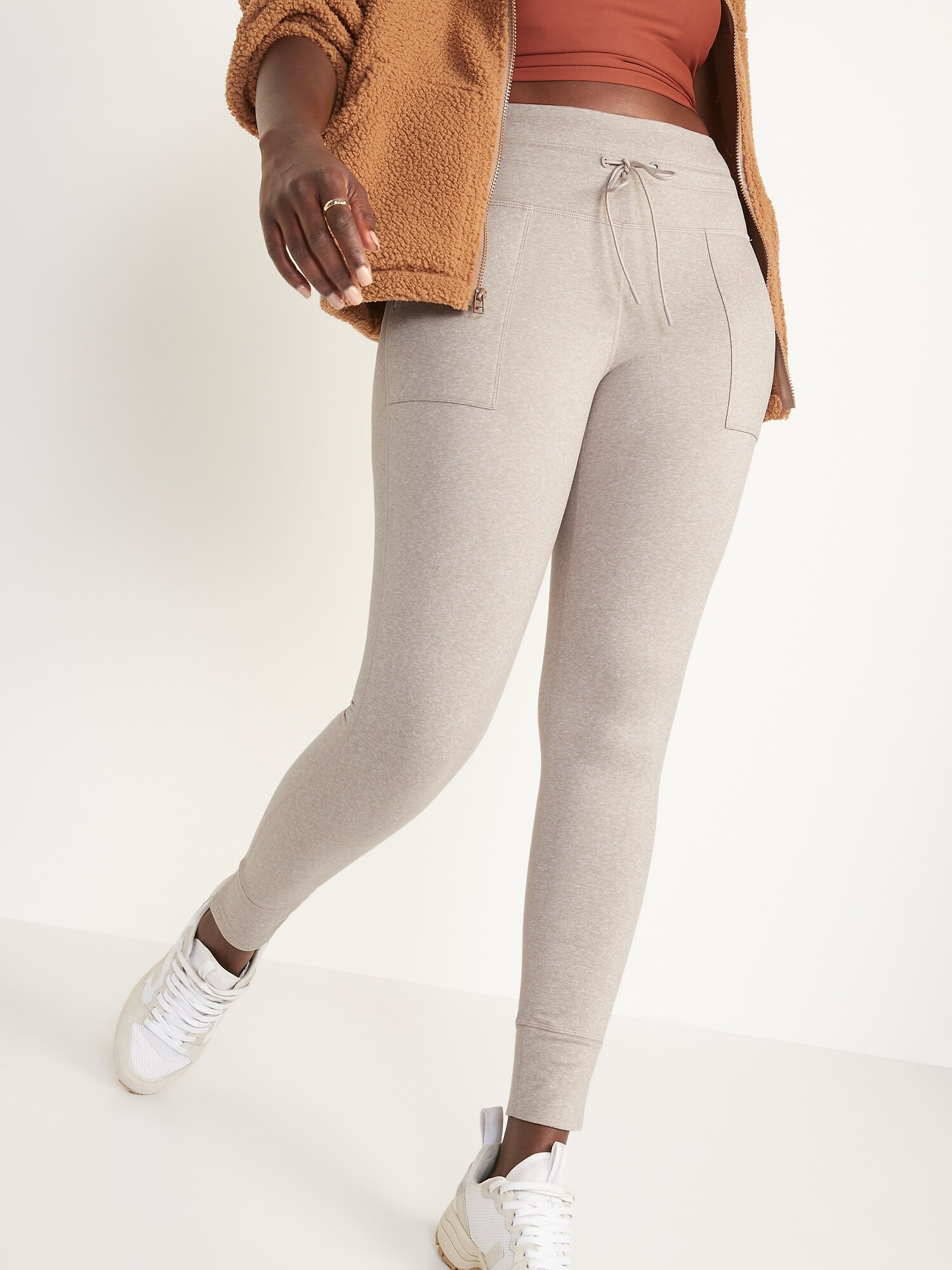 High-Waisted CozeCore Jogger Leggings 