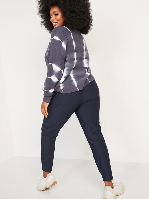 Image number 6 showing, High-Waisted PowerSoft Zip Jogger Pants for Women