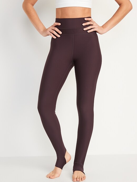 Image number 1 showing, Extra High-Waisted PowerSoft Stirrup Leggings