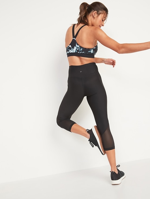 Image number 2 showing, High-Waisted PowerSoft Run Crop Leggings for Women