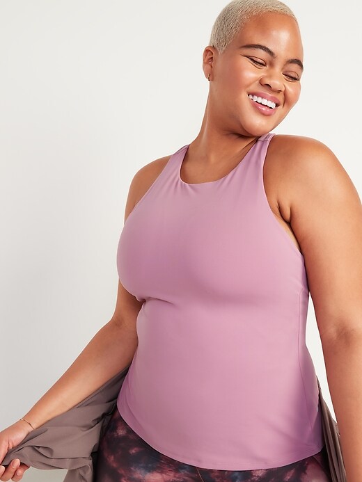 Image number 5 showing, PowerSoft Strappy Shelf Bra Tank Top