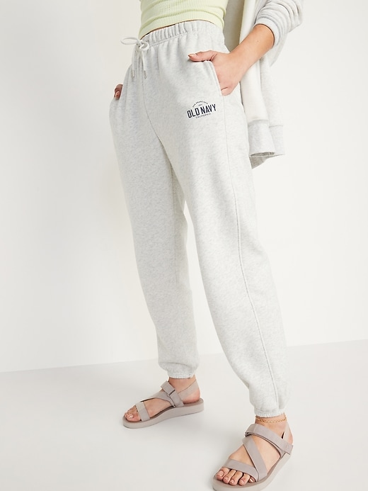 Image number 1 showing, Extra High-Waisted Logo-Graphic Sweatpants for Women