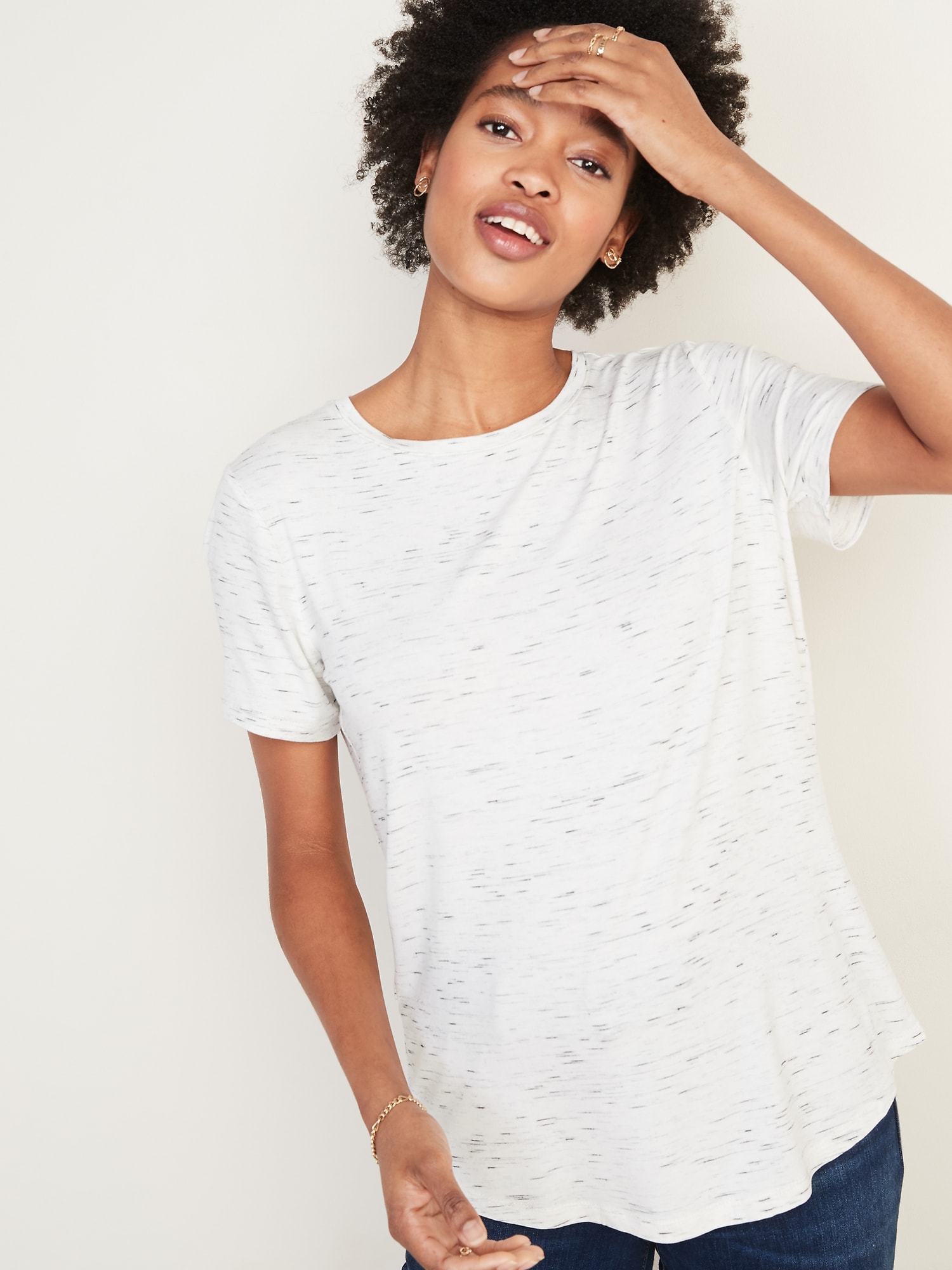 old navy womens crew neck tee