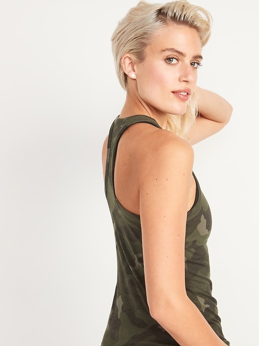Image number 2 showing, UltraLite Rib-Knit Racerback Tank Top