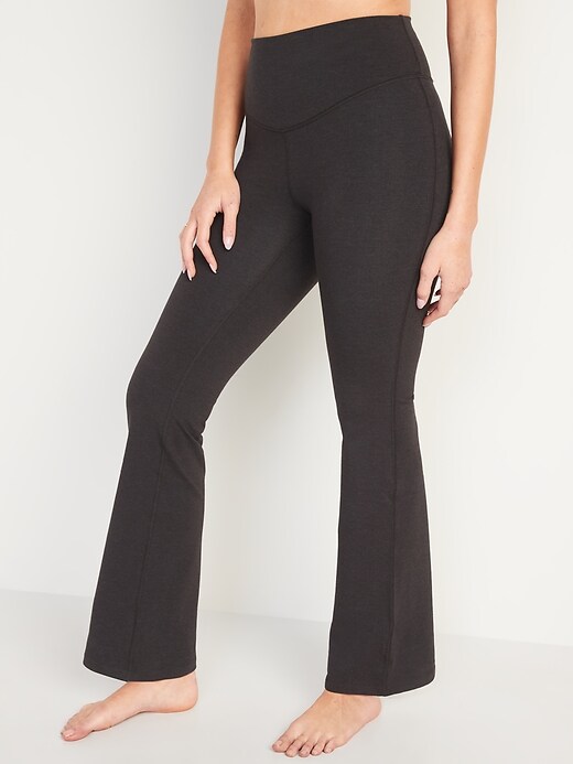 Image number 1 showing, Extra High-Waisted PowerChill Hidden-Pocket Flare Pants for Women