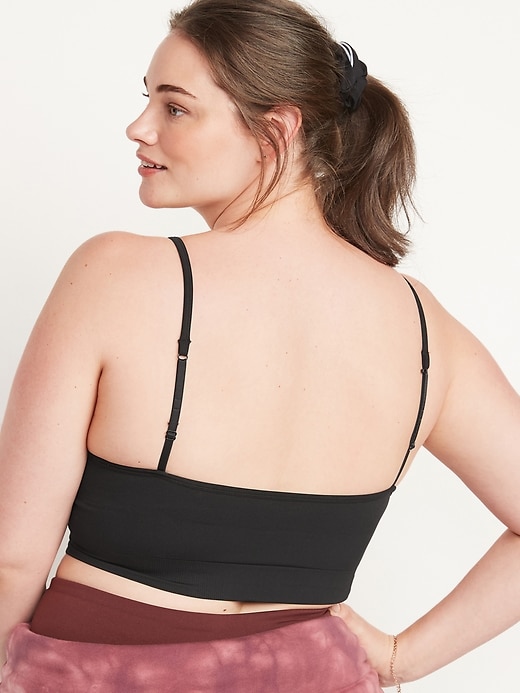 Image number 6 showing, Light Support Seamless Convertible Racerback Sports Bra 2X-4X
