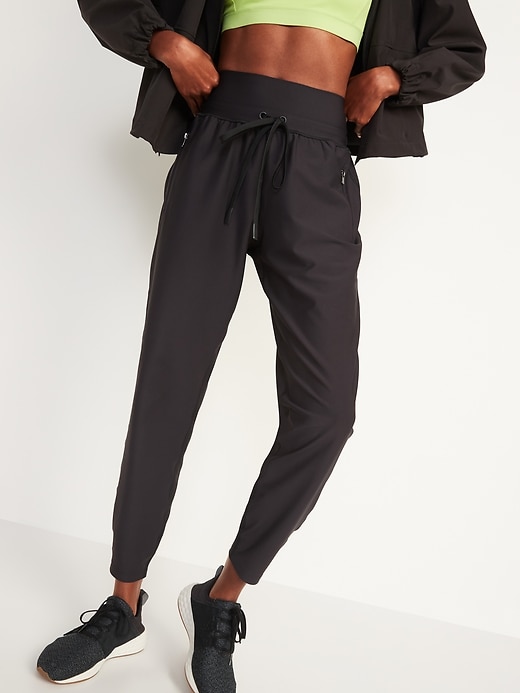 Image number 1 showing, High-Waisted PowerSoft Jogger Pants