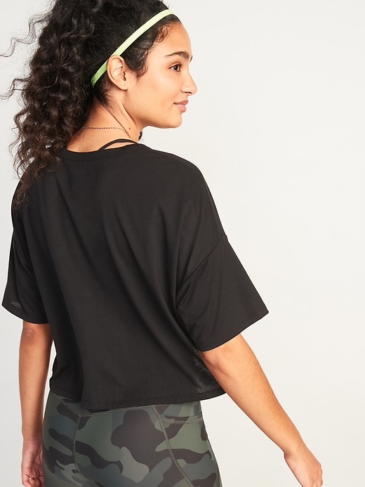 Image number 2 showing, UltraLite All-Day Performance Crop T-Shirt