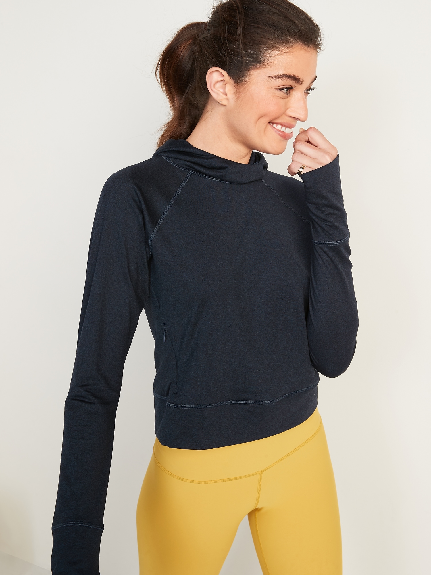 Old Navy CozeCore Cropped Performance Hoodie for Women