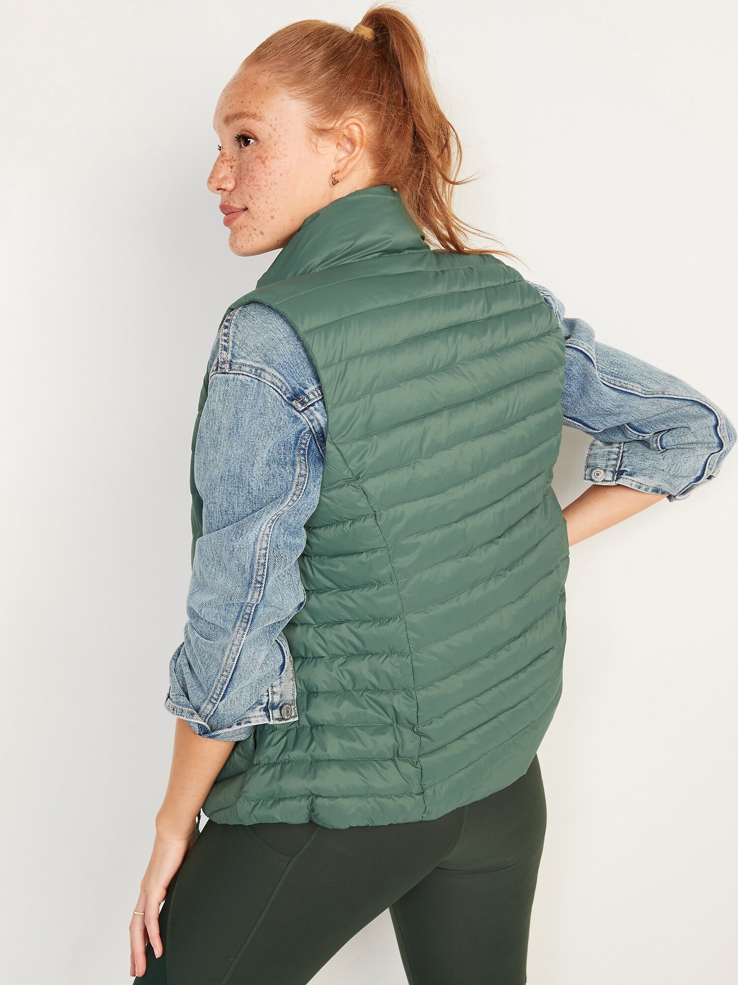 old navy bubble vest