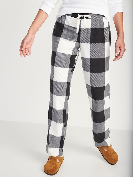 Image number 1 showing, Matching Printed Microfleece Pajama Pants