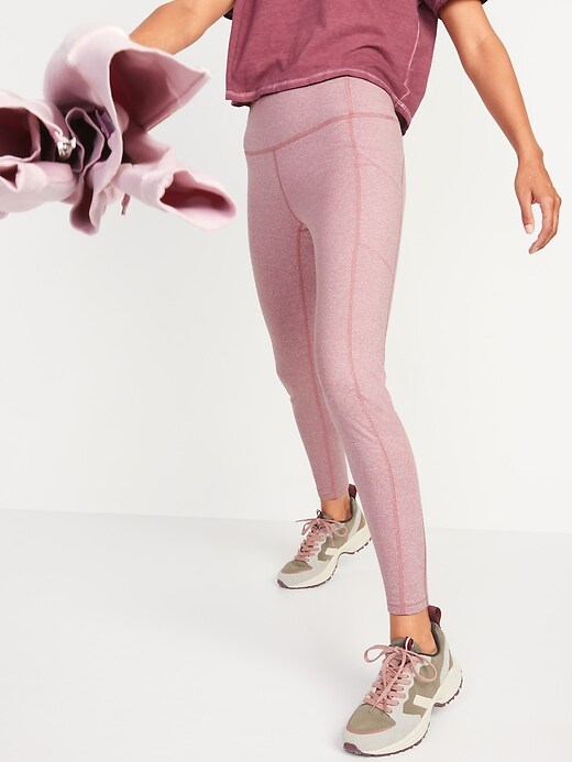 Image number 1 showing, High-Waisted CozeCore Side-Pocket Leggings for Women