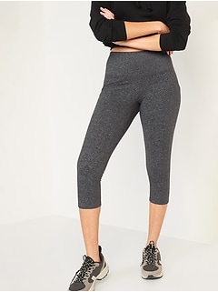 High-Waisted CozeCore Side-Pocket Crop Leggings for Women