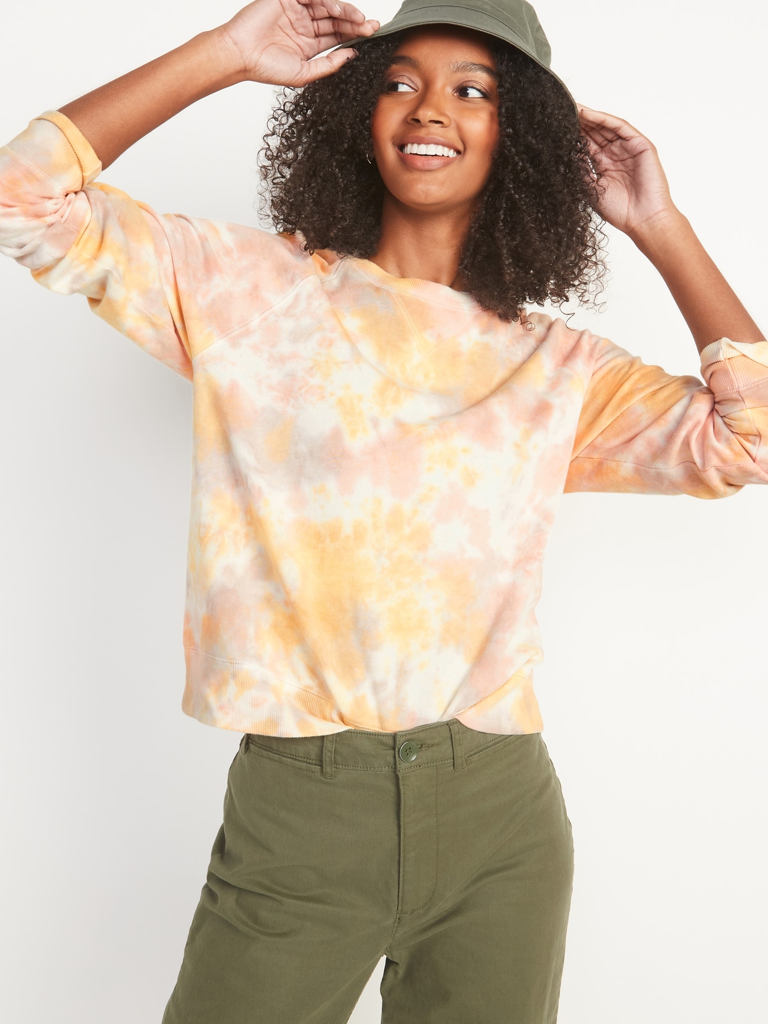 old navy womens tie dye sweatshirt