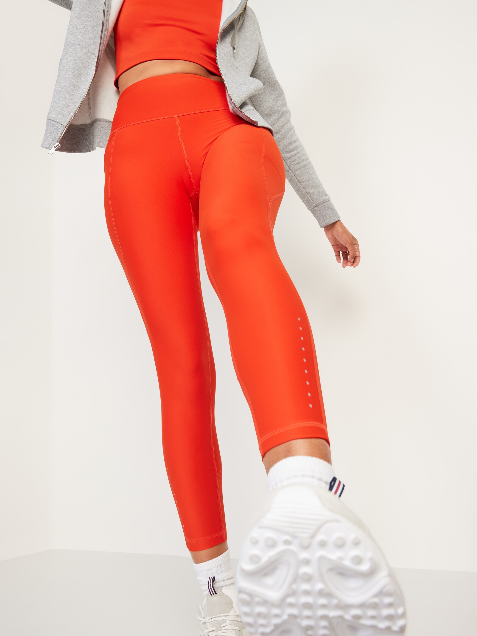 old navy orange leggings