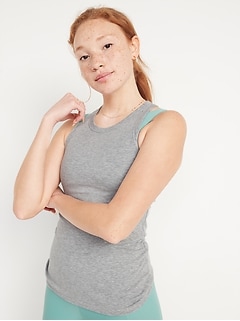 Camisole UltraLite à dos nageur en tricot côtelé pour Femme