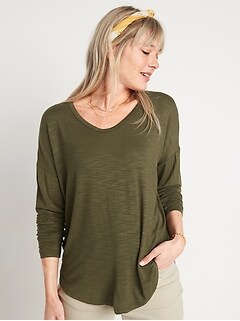 Women's Long Sleeved Tunics | Old Navy 