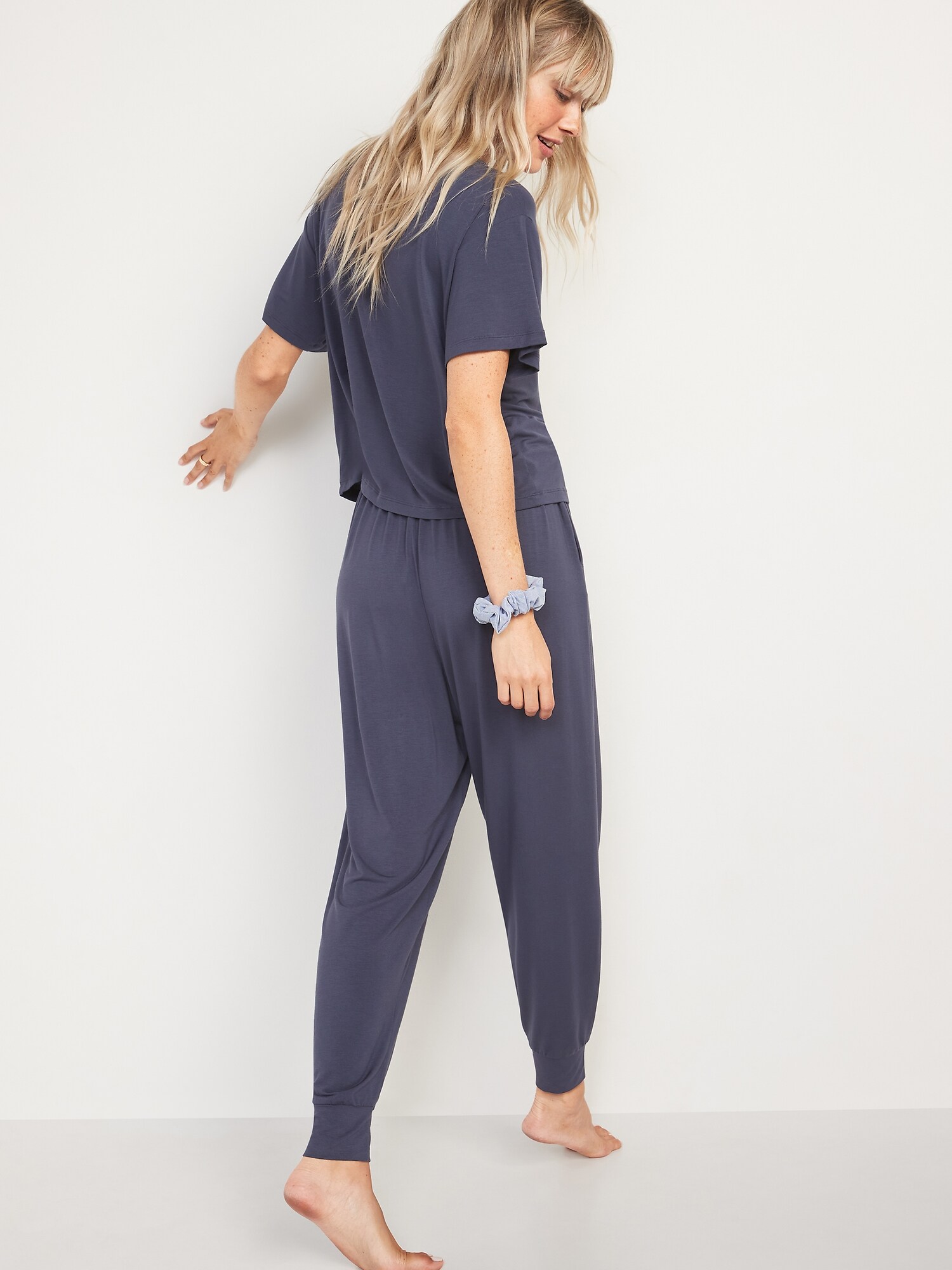 HighWaisted Sunday Sleep UltraSoft Jogger Pajama Pants for Women