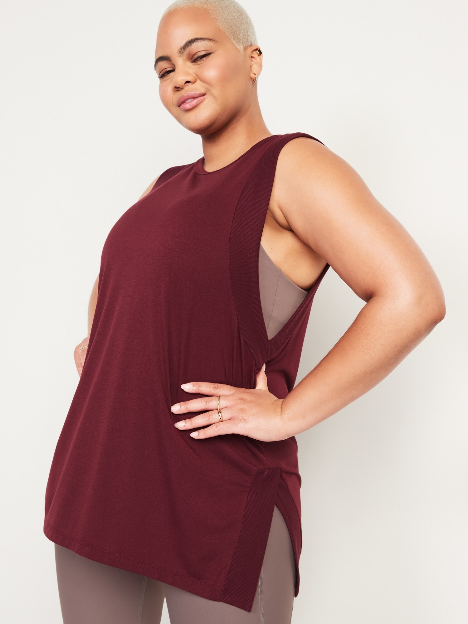 Sleeveless Tunic Shirt - THE FORM