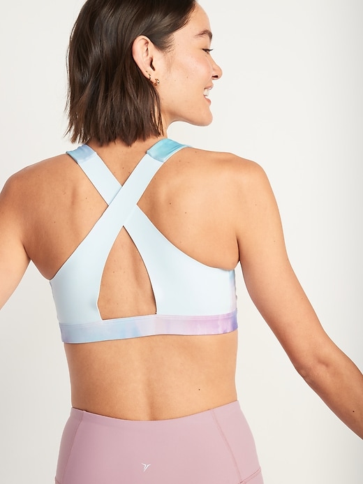 L'image numéro 2 présente Soutien-gorge de sport Powersoft à dos croisé, maintien intermédiaire pour femme