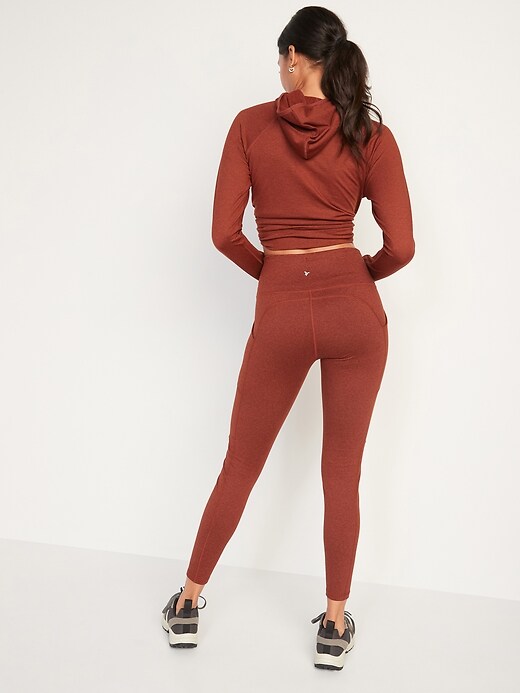 Image number 2 showing, High-Waisted CozeCore Hybrid Zip-Pocket Leggings for Women
