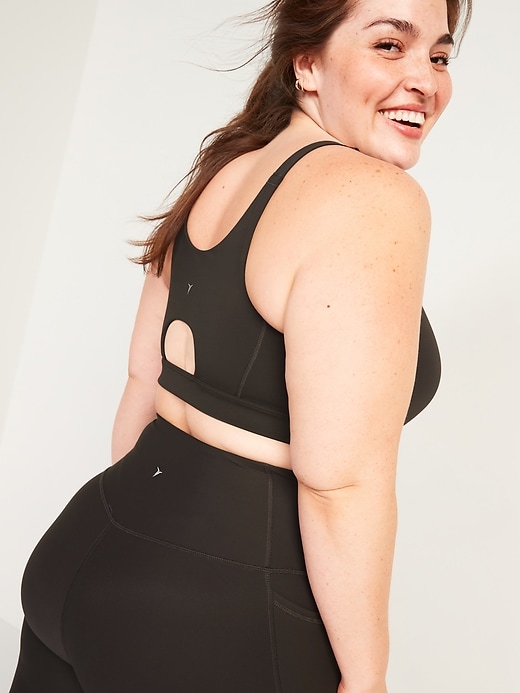 Image number 6 showing, High-Support PowerSoft Zip-Front Sports Bra 38DDD-48D