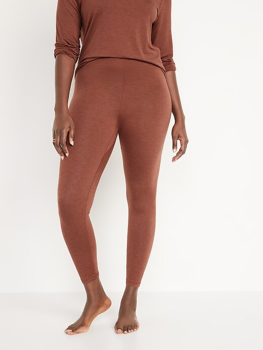 Image number 5 showing, High-Waisted UltraBase Merino Wool Base Layer Tights for Women