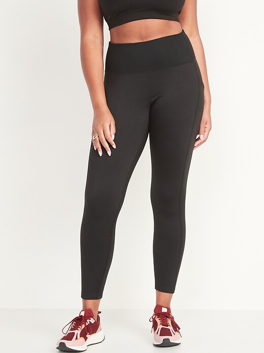 OLD NAVY ACTIVE Go Dry Leggings High Waisted Black Size Xs £7.89 - PicClick  UK