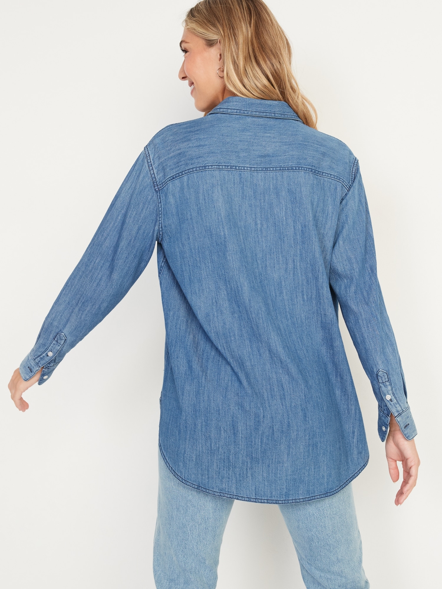 Old navy best sale denim top